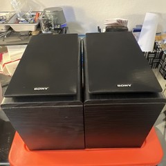 Sony SS-SBT100 Bookshelf Passive Speakers Pair Excellent Tested Free Shipping