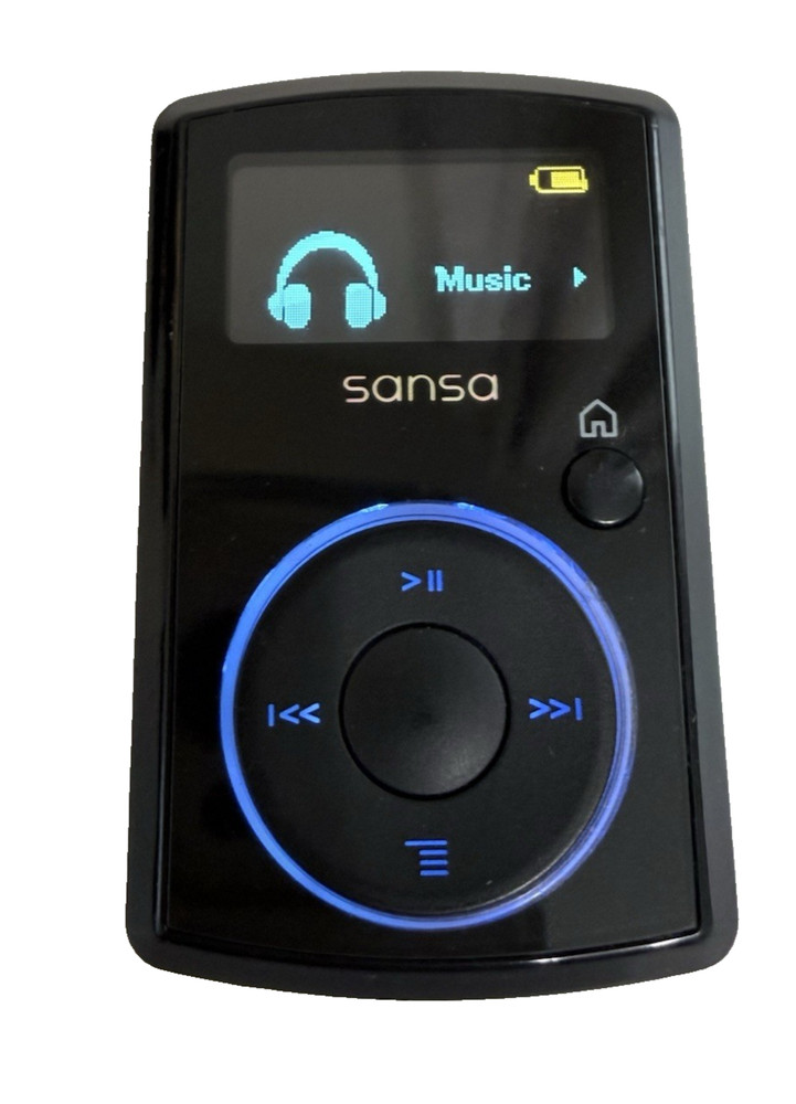 Sansa Clip 2GB Digital Media MP3 Player Black FM Radio and Voice Recorder G2U