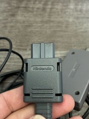 Super Nintendo Power Cable and TV connection Bundle Video Game Console UNTESTED
