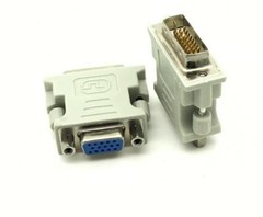 3 pcs 24+1 DVI Pin Male to 15 Pin VGA Female Convertor Adapter DVI-D