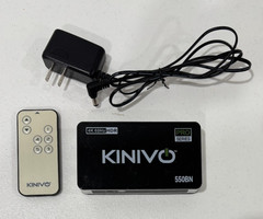 KINIVO 550BN PRO SERIES 5 Port HDMI Switch 4K 60Hz HDR 18Gbps HDCP 2.2