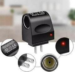 110V-240V AC Plug To 12V DC Car Cigarette Lighter Converter Socket Adapter Lot