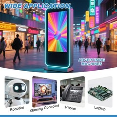 2W 8Ω Mini Speaker, 4PCS Full-Range Portable Micro Loudspeaker, Black Red