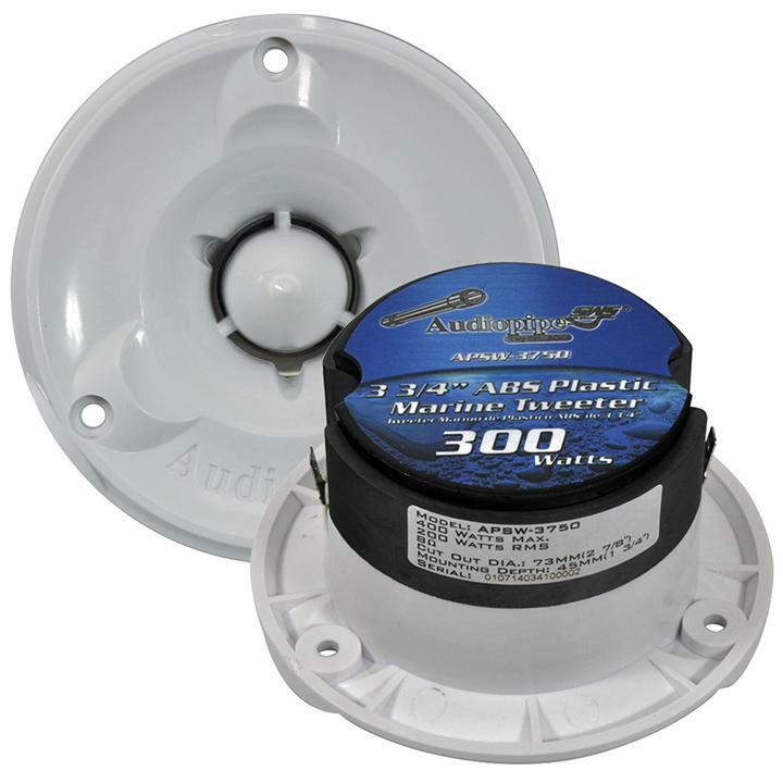 Audiopipe APSW3750 Marine 3 1/4″ Tweeter 300W max Sold each