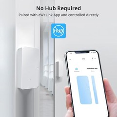 SONOFF DW2 WiFi Wireless Door Window Sensor Smart Home Security Automation Alarm