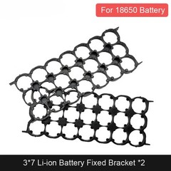 12V 3S 7P 40A BMS Li-ion Battery Pack Kit DIY Case Holder 18650 Power Wall Box