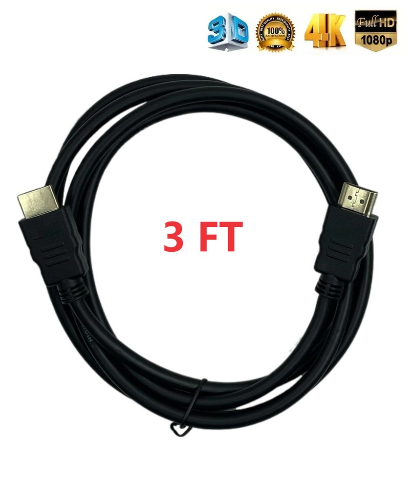 HDMI CABLE CERTIFIED ULTRA HIGH SPEED 2.0 4K 1080P for HDTV PC LAPTOP GAMING