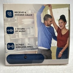 Jambar Wireless Speaker Bluetooth, Blue, 30ft Wireless Area, 2 Hours, Small