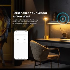 1/3Pack SONOFF SNZB-06P Zigbee 3.0 Human Presence Sensor Works with Alexa/Google