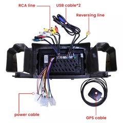 Car Stereo Radio GPS Navi Android 15 Apple Carplay For Toyota Corolla 2003-2008