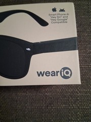 Wear iQ Wireless Smart Sunglass Bluetooth UV400 Polarized Lens Black Matte NIB