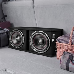 VEVOR Subwoofer Bass Package Dual Car Audio Subwoofer and Amp Package 1200W RMS