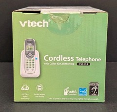Vtech CS6114 DECT 6.0 1 Handset Cordless Telephone New In Box