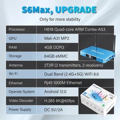 Smart Super Box S6max 6k Ultra HD with Voice Control & Same-Day Ship