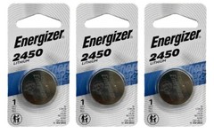3 Pack New Fresh Energizer ECR2450 CR2450 BR2450 Lithium 3V Battery Exp 03/2032