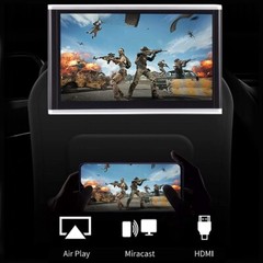 10.1in Android 9.0 Headrest Monitor Video Player Car TV Touch Screen WiFi//USB