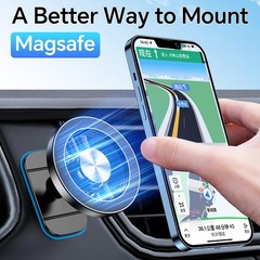 Magsafe Car Mount Magnetic Phone Holder, iPhone Magsafe Magnetic Dash Mount