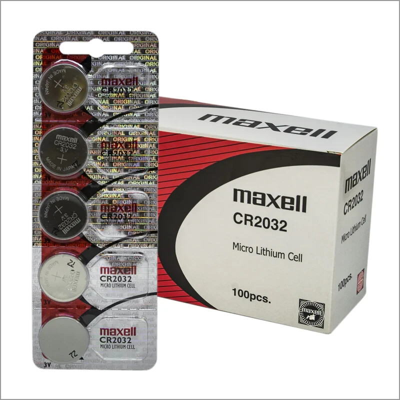 100 pc Maxell CR203 3V LITHIUM BATTERY Fresh (Made in Japan) EXP 2030