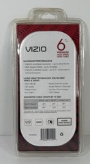 New In-Box Vizio High Speed HDMI Cable 6 Ft 24K gold plated