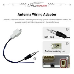 20 Pin Radio Wiring Harness Replacement for Toyota 20-Pin, with Antenna Adapter