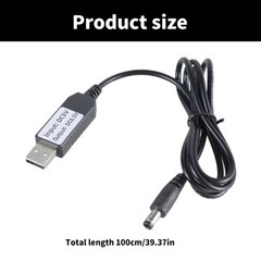 USB Power Supply Cord USB 5V2A to 4.5V DC5.5×2.1mm Cord for Fan and Instrument