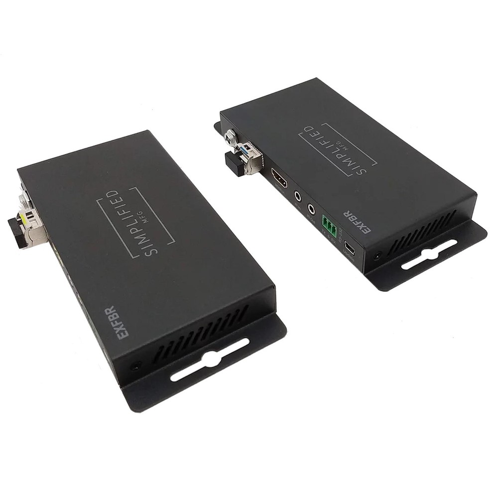 Simplified MFG EXFBR 1000m HDMI 2.0b over Fiber Extender