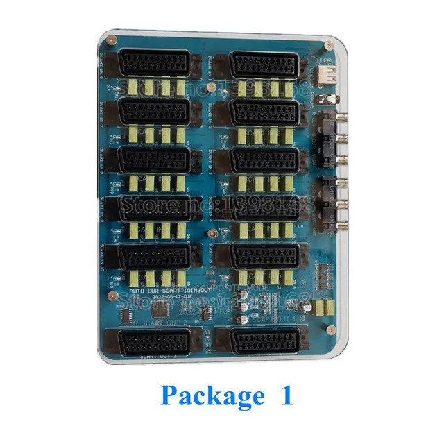 EUR SCART Automatic 10 In 3 Out Distributor Converter Automatic Divider Board