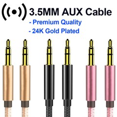 Aux Cable jack 3.5mm Stereo Audio Cable Male to Male For PC iPod MP3 CAR