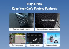 Eonon E90X7S 6+64 Android 14 9″ Car Stereo Radio CarPlay for BMW E90 E91 E92 E93
