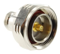 7/16 DIN Male to N Female RF Adapter, CablesOnline RF-N1L3