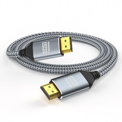 4K DisplayPort to HDMI Cable 10FT/3M DP1.2 to HDMI1.4 Uni-Directional 4K@60Hz