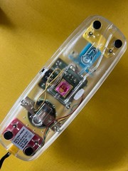 Spectra-Phone TL-8 Trimline Retro Clear Multicolor Corded Telephone 1-Line