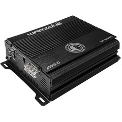 Gravity E5000.1D 5000W Amp + Warzone WZ600XW Bass Processor + 0 Gauge Wiring Kit