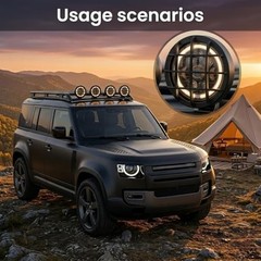 1Pc 4 Inch Round LED Pods Cover, 11cm / 4.33″ Off Road Light Covers, Heavy