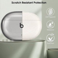 Clear Case for New Beats Studio Buds + 2023 Shockproof Earbuds Protective Cover