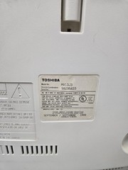 Toshiba MV13J3 13″ CRT TV VCR Combo VHS Tested Working (Remote none working)