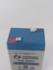ELB 06042 Battery Emergency Battery, 6 Volts, 4.5amp Hour