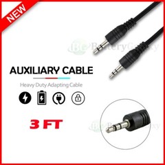 NEW 3.5mm 1/8″ Male Mini Plug To Male Monaural Mono Audio Cable 3′ ft Extension