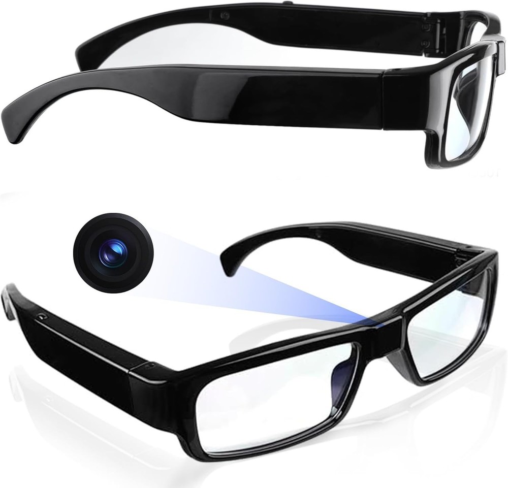 Camera Glasses Video Glasses HD with 64GB Memory Card Recording Glass…