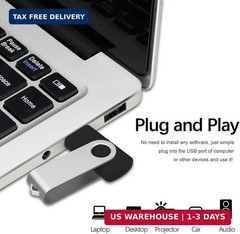 32GB USB Flash Drive Memory Stick Thumb Drive USB 2.0 Black