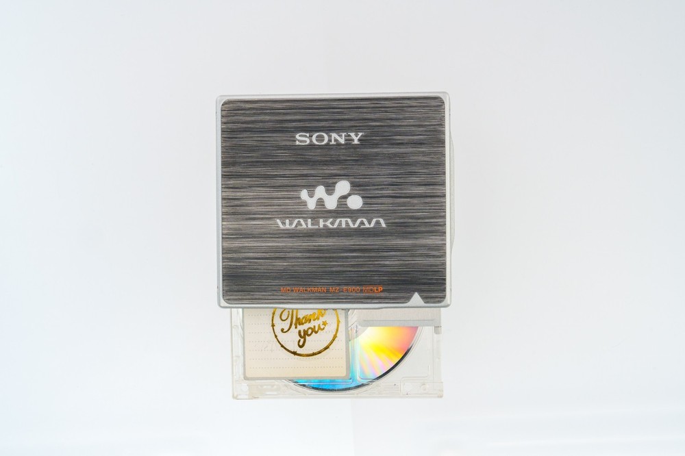 Sony MZ-E900 Silver GREY MiniDisc Portable Walkman MDLP [26505] [DEMO / PLAYS]