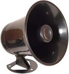ABS Black Weather Proof😯PA Speaker😯CB Radio, Outdoor, Marine, Game Call 15w
