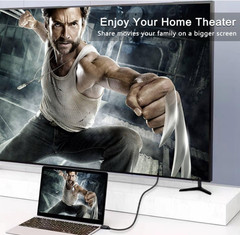 USB to HDMI Adapter Cable, USB 3.0 to HDMI Cable Male HD 1080P Monitor Display A