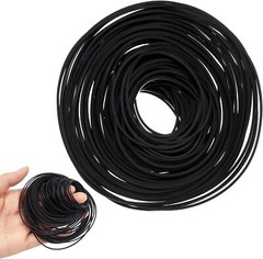 100 PCS Square Rubber Drive Belt Replacement For Cassette Player Recorder Repair