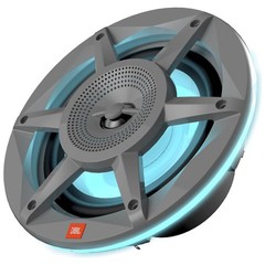 JBL 6.5″ 300 Watt Max Power 2-Way Marine RGB illumination Gray Speakers (Pair)