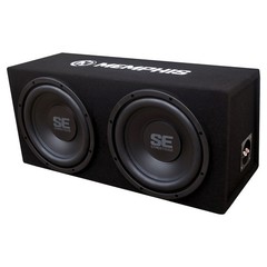 Memphis Audio SE210 Dual 10″ Loaded SE Enclosure, SE2000.1DF 500 Wat Amplifier