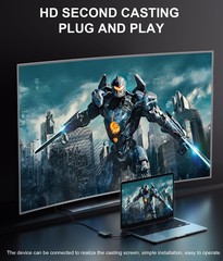 USB C/USB 3.0 to Dual HDMI Adapter, USB to HDMI Splitter for Dual Monitors Ex…