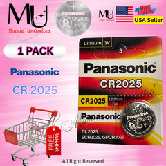 1 pc Fresh Stock CR2025 DL2025 ECR2025 3v Lithium Battery Expire 2033+ Free Ship