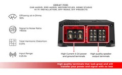 DS18 G4000.5D 5 Channel Car Amplifier 4000W Full Range Speaker Subwoofer D Amp