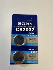 2pcs Sony CR2032 3V EXP 2032 Lithium Battery – USA Seller – Free Shipping